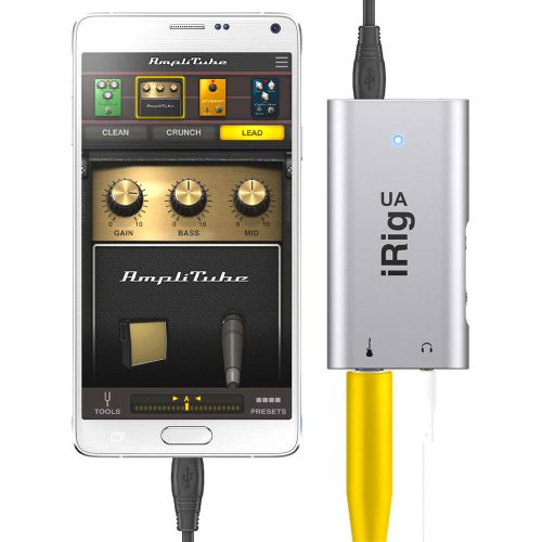 iRig UA - Interfaccia audio per chitarra/basso - sistemi Android, PC e MAC - Interfacce audio