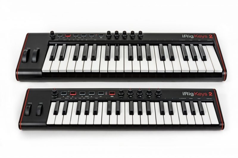 iRig Keys 2 - Tastiera MIDI/Controller universale con 37 tasti mini - Controller Midi USB a tastiera