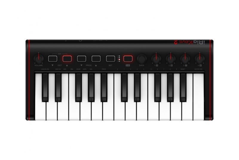 iRig Keys 2 MINI - Tastiera MIDI/Controller universale con 25 tasti mini - Controller Midi USB a tastiera