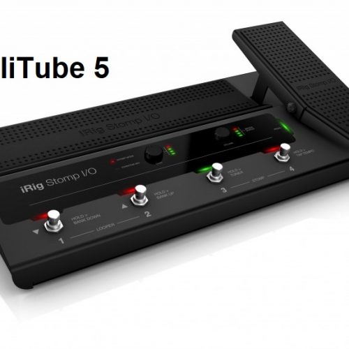 iRig Stomp I/O + AmpliTube 5 - pedaliera MIDI con interfaccia audio integrata - Pedali e pedaliere di controllo